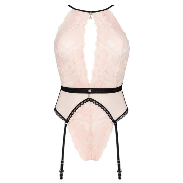 Obsessive Lilines - body con liguero - encaje rosa