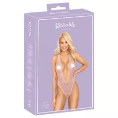 Kissable - body de encaje - rosa - L/XL