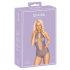 Besable - body de encaje con cuello halter (lila)