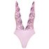 Kissable - body rosa bordado con flores