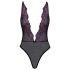 Besable - body negro con bordado rosa