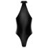 Noir - body negro brillante con tirantes al cuello - XL