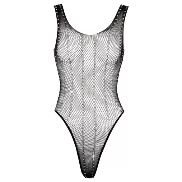 Cottelli - body de red con strass - negro - talla S-L