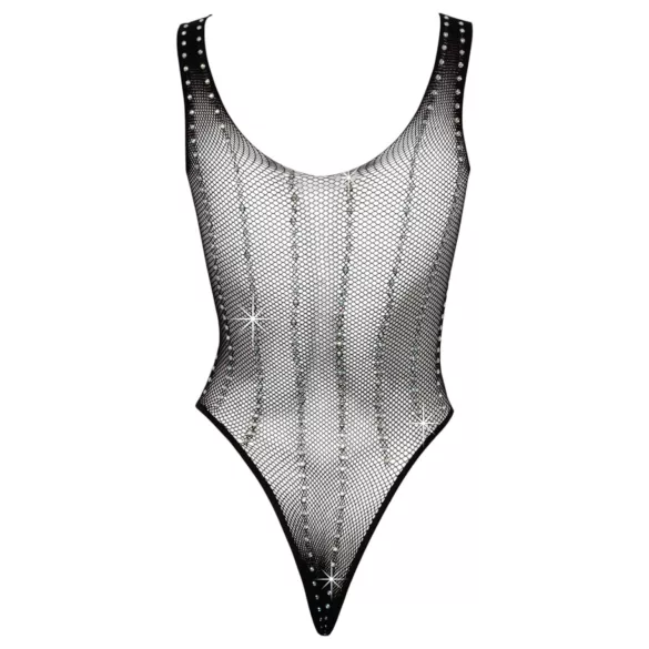 Cottelli - body de red con strass - negro - talla S-L