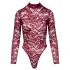 Cottelli - body transparente de encaje (rojo) - M