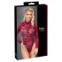 Cottelli - body transparente de encaje (rojo) - M