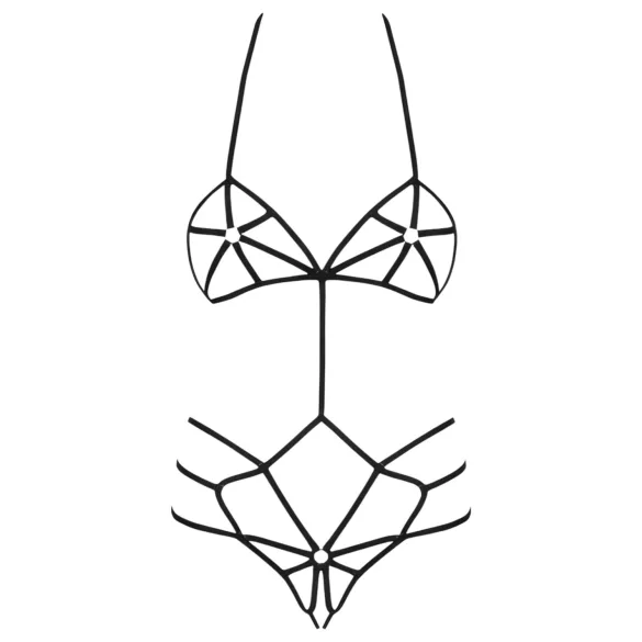 Obsessive - body arnés decorativo - encaje negro - talla S/M