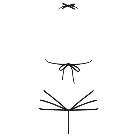 Obsessive - body arnés decorativo - encaje negro - talla S/M