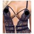 Cottelli - body negro abierto y con tiras - M