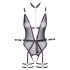 Body abierto & esposas negras - Bondage Cottelli - XL
