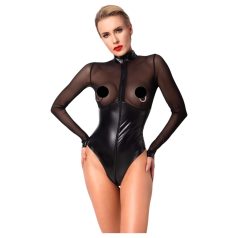 Noir - body brillante con inserto transparente (negro)