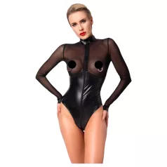 Noir - body brillante con panel transparente - negro - M