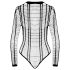 Cottelli - Body abierto a rayas (negro) - S-L