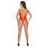 Cottelli - body de encaje con tiras cruzadas (rojo)