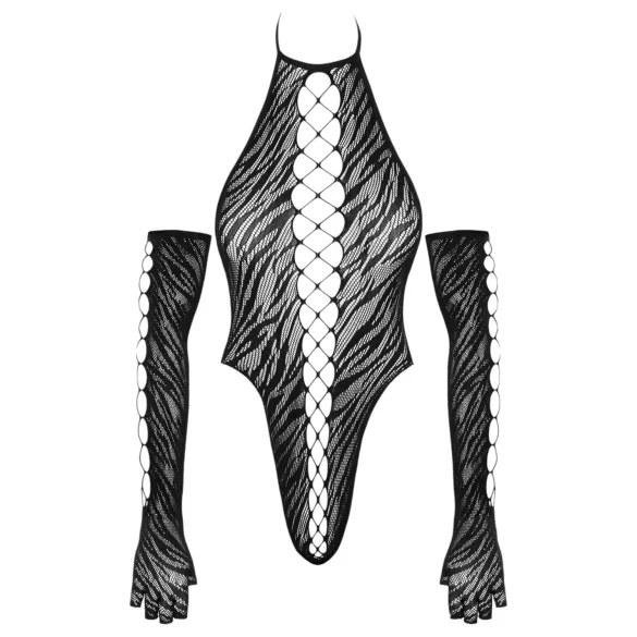 Cottelli - body con guantes - negro - talla S-L