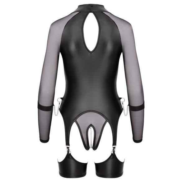 Cottelli Bondage - Top transparente con esposas - negro - L