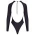 Cottelli - body con espalda abierta y brillo (negro) - M