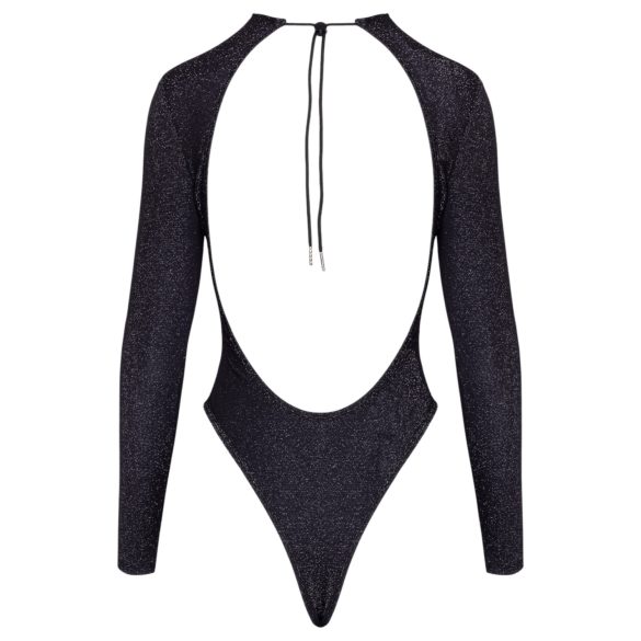 Cottelli - body con espalda abierta y brillo (negro) - L