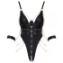 Cottelli - body de bondage con cadenas (negro) - M