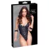 Cottelli - body de bondage con cadenas (negro) - L