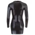 Cottelli - Vestido mini brillante manga larga - negro - M