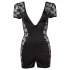Cottelli - Vestido lencero encaje con lazo - negro
