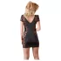 Cottelli - Vestido lencero encaje con lazo - negro - XL