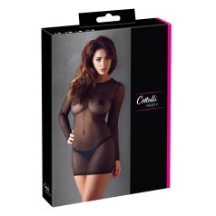 Cottelli - Vestido transparente (negro)