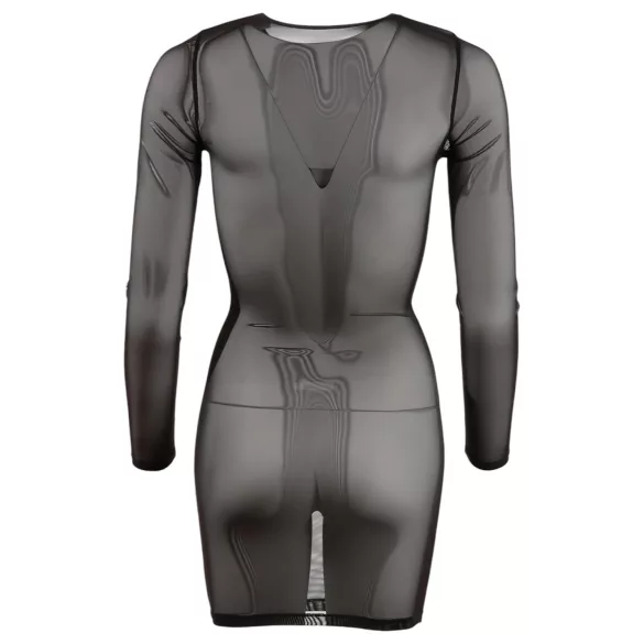 Cottelli - vestido transparente - negro
