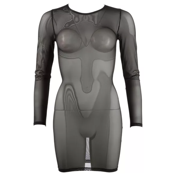Cottelli - vestido transparente - negro - L