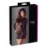 Cottelli - vestido transparente (negro) - XL
