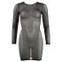 Cottelli - vestido transparente (negro) - XL