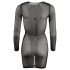 Cottelli - vestido transparente (negro) - XL