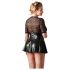 Cottelli Plus - Vestido brillante con corsé rojo (negro)