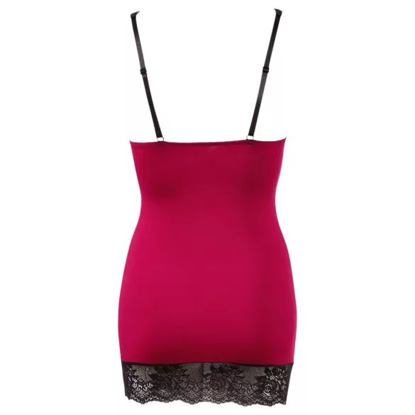 Cottelli - vestido ajustado sexy con cordones - rojo - M