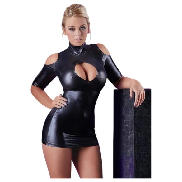 Cottelli - vestido de fiesta hombro abierto (negro) - M