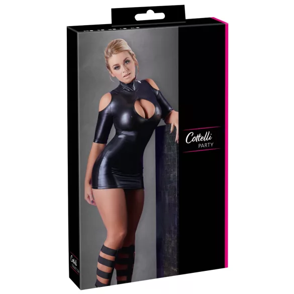 Cottelli - vestido de fiesta hombros descubiertos - negro - XL