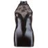 Cottelli - Mini vestido negro con encaje y brillo - L