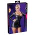 Cottelli - vestido fiesta negro con cremallera de strass