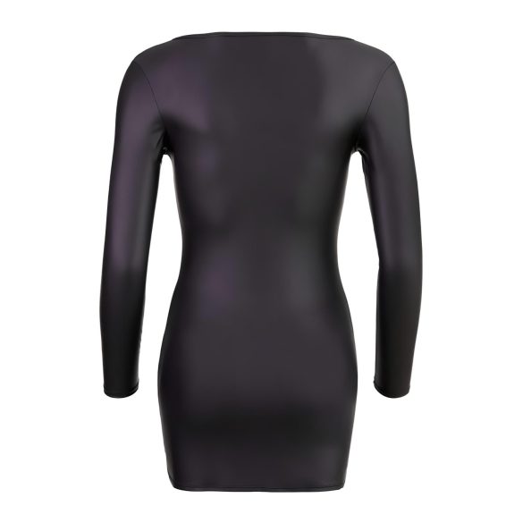 Cottelli - vestido sexy con cremallera y strass - negro