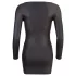 Cottelli - vestido sexy con cremallera y strass - negro