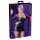 Cottelli - vestido fiesta negro con cremallera de strass - M