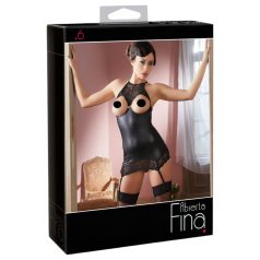 Abierta Fina - esplendor audaz - minivestido (negro)