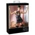 Fina Abierta - Mini vestido brillo audaz (negro) - M