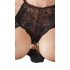 Fina Abierta - Mini vestido brillo audaz (negro) - M
