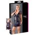 Cottelli Plus Talla - Vestido con encaje y lazo (negro) - 4XL