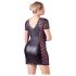Cottelli Plus Talla - Vestido con encaje y lazo (negro) - 4XL