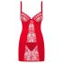 Obsessive Heartina - camisón y tanga (rojo)