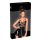 Noir - Vestido negro de charol con detalles de malla