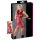 Minivestido brillante sin mangas rojo - XL